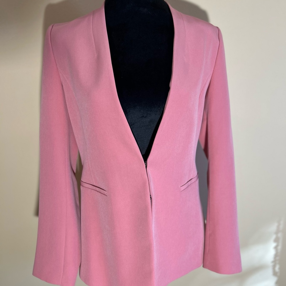 Zara Women's Blazer in Soft Pink